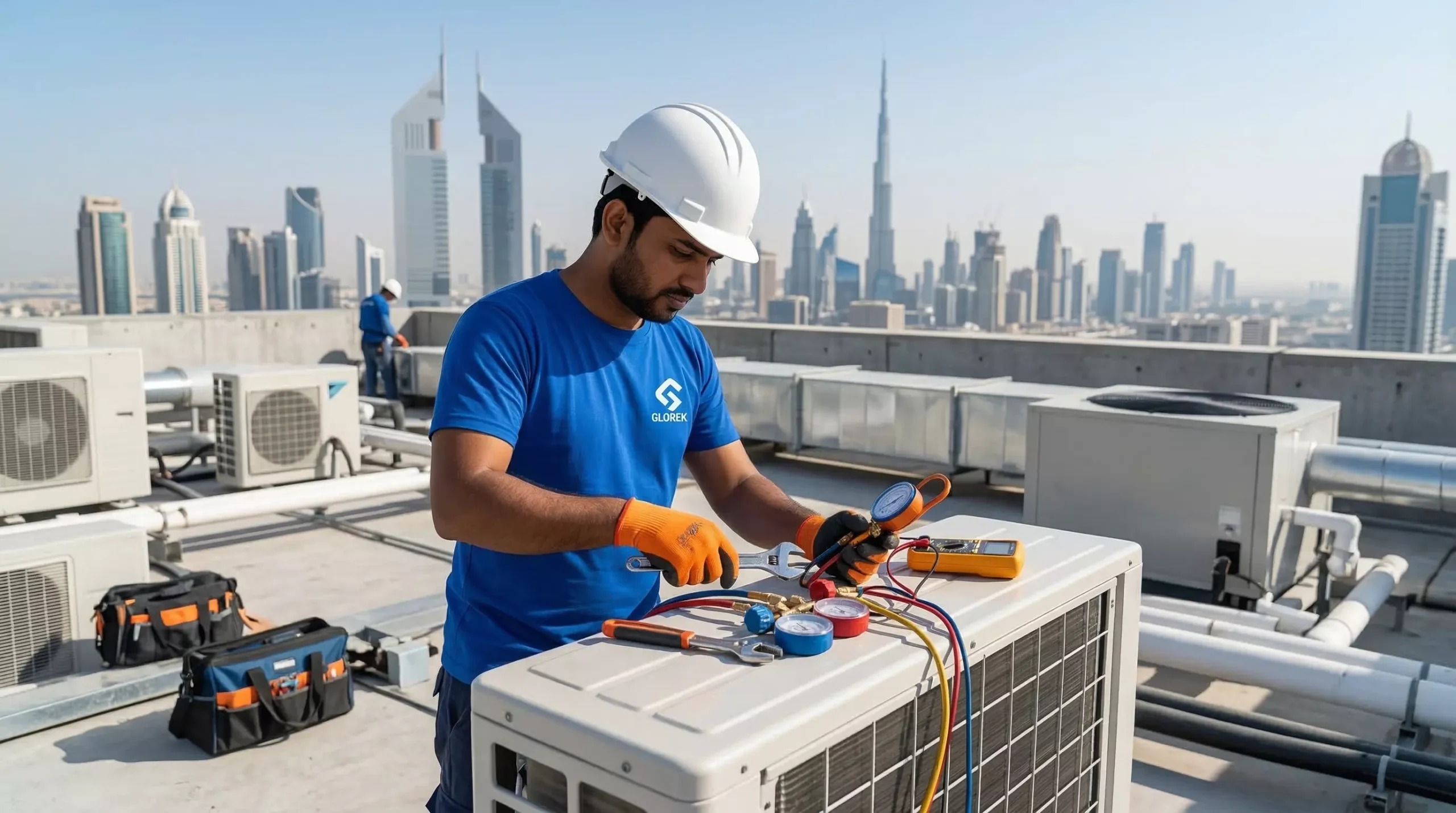 ترکیب أنظمة التكييف والتبريد