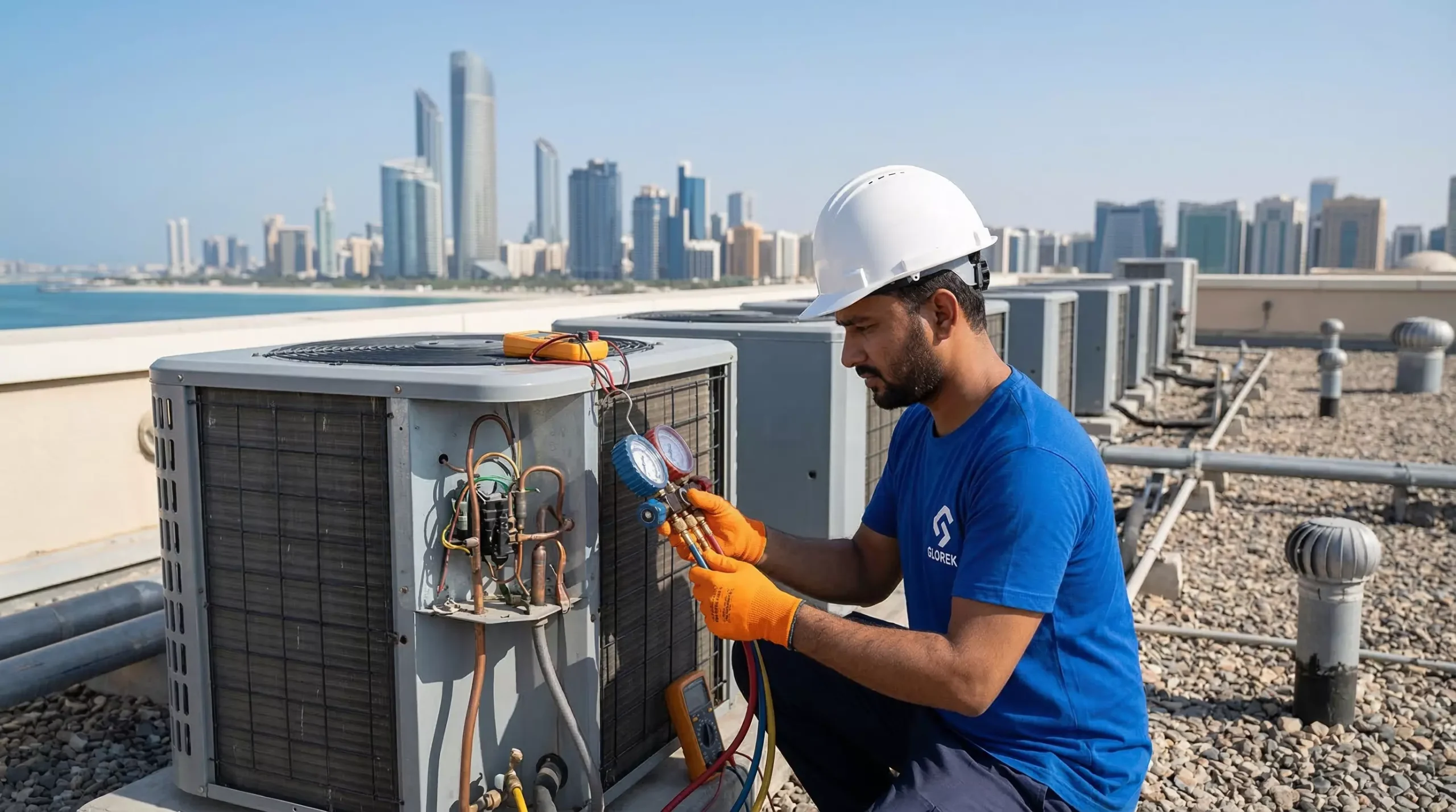 صيانة أنظمة التكييف والتبريد