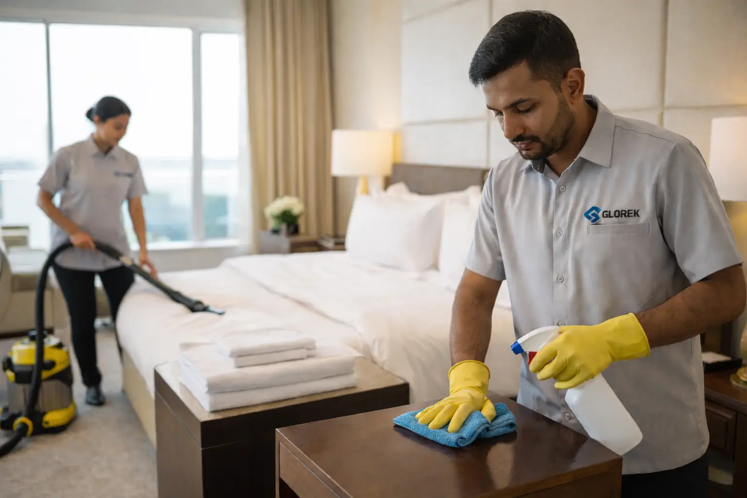 طاقم التدبير المنزلي