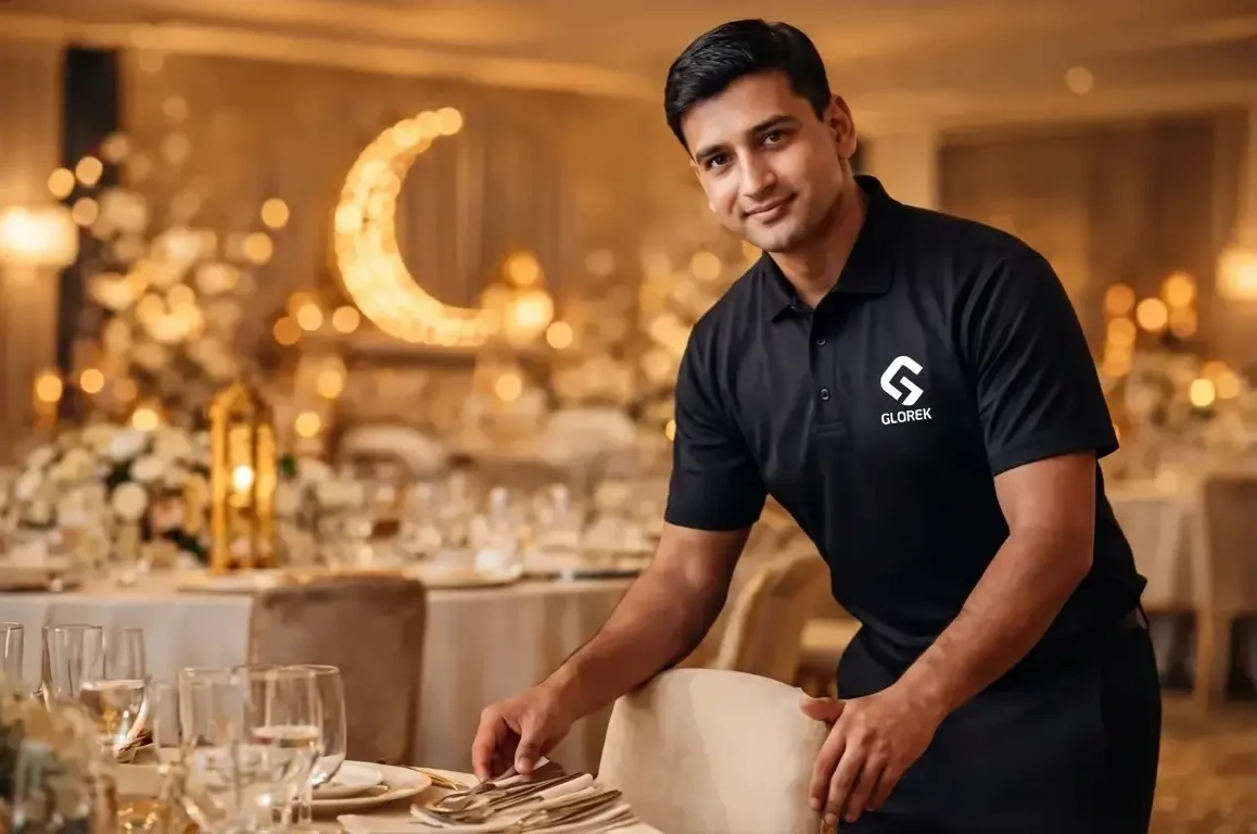 القوى العاملة للضيافة في رمضان