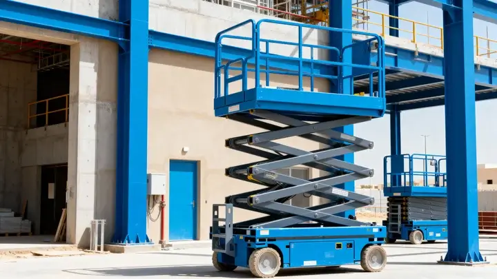 Glorek premium scissor lift rental company in Saudi Arabia and UAE - Leading aerial work platform services in Dubai and Riyadh - تأجير رافعات في السعودية والإمارات