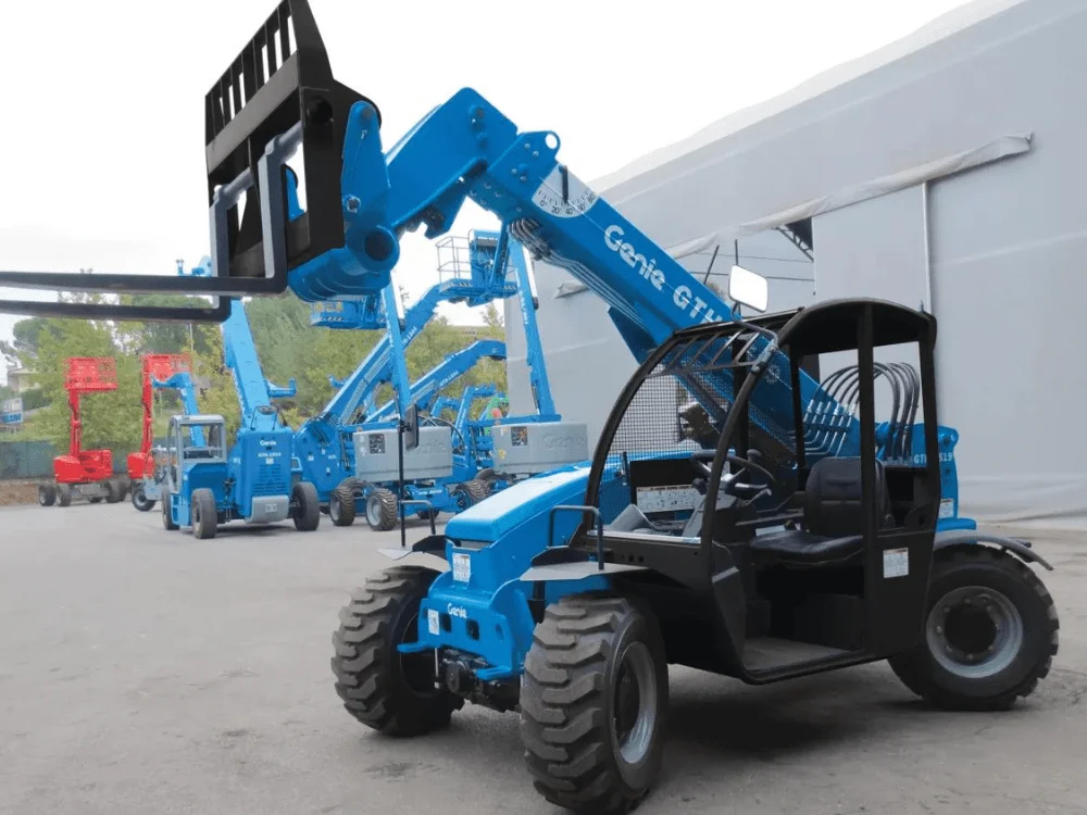 Glorek Telehandler Forklift rental 7.5 to 11 meters boom reach