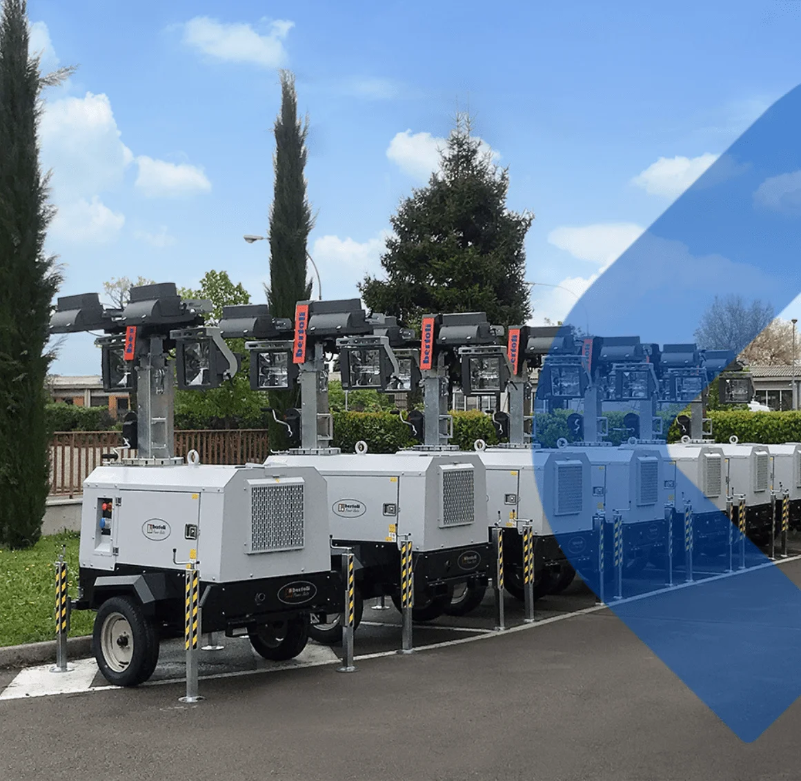 Glorek mobile tower light rental in Saudi Arabia and UAE for construction sites